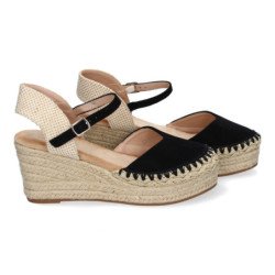 Sandalias de Cuña de Yute para Mujer Comodas y Elegantes con Detalles Trenzados