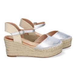 Sandalias de Cuña de Yute para Mujer Comodas y Elegantes con Detalles Trenzados