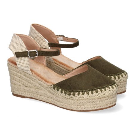 Sandalias de Cuña de Yute para Mujer Comodas y Elegantes con Detalles Trenzados
