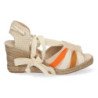 Sandalias de Cuña con Cordones