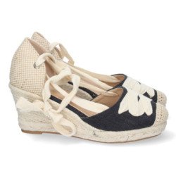 Sandalias de Cuña con Cordones