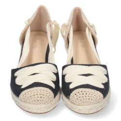 Sandalias de Cuña con Cordones