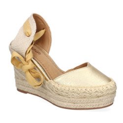 Sandalias de Mujer con Cuña de Yute Comodas y Elegantes Diseño Moderno con Cintas