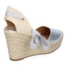 Sandalias de Mujer con Cuña de Yute Comodas y Elegantes Diseño Moderno con Cintas