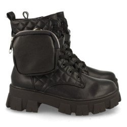 Bota de Plataforma con Bolso