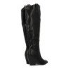Botas altas de tacón y punta metálica