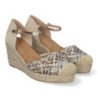 Sandalias de Cuña para Mujer Cómda y Elegante Forrada de Yute