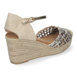 Sandalias de Cuña para Mujer Cómda y Elegante Forrada de Yute