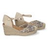 Sandalias de Cuña para Mujer Cómda y Elegante Forrada de Yute