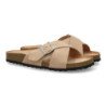 Sandalias Plana de Mujer Pala entrecruzada con Planta Anatomica de Bio