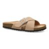 Sandalias Plana de Mujer Pala entrecruzada con Planta Anatomica de Bio