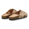 Sandalias Plana de Mujer Pala entrecruzada con Planta Anatomica de Bio