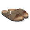 Sandalias Plana de Mujer Pala entrecruzada con Planta Anatomica de Bio