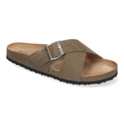 Sandalias Plana de Mujer Pala entrecruzada con Planta Anatomica de Bio
