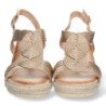 Sandalias de Cuña con Yute y Hebilla