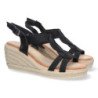 Sandalias de Cuña con Yute y Hebilla