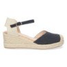 Sandalias de Cuña con Yute y Hebilla