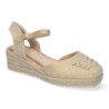 Sandalias de Cuña para Mujer Cómda y Elegante Forrada de Yute