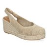 Sandalias de Mujer con Cuña de Yute Diseño Calado Elegante y Comodo