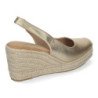 Sandaliass de cuña de Yute para Mujer con Puntera Cerrada