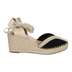 Sandalias de Mujer Estilo Valenciana de Yute Diseño Moderno Detalles en la Pala