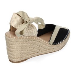 Sandalias de Mujer Estilo Valenciana de Yute Diseño Moderno Detalles en la Pala