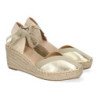 Sandalias de Mujer Estilo Valenciana de Yute Diseño Moderno Detalles en la Pala