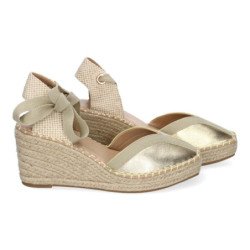 Sandalias de Mujer Estilo Valenciana de Yute Diseño Moderno Detalles en la Pala