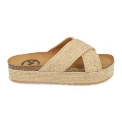 Sandalias Plana con Planta Anatomica y Yute