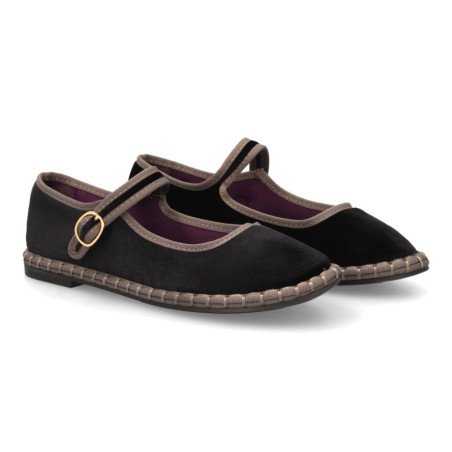 Bailarina con estampado liso para mujer.