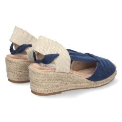 Sandalias de Cuña con Yute y Cordones