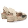 Sandalias de Cuña con Yute y Cordones