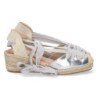 Sandalias de Cuña con Yute y Cordones