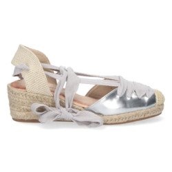 Sandalias de Cuña con Yute y Cordones