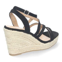 Sandaliass de Cuña para Mujer con Tiras Cruzadas Elegantes y Confortables
