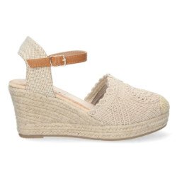 Sandalias de Cuña con Hebilla
