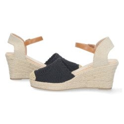 Sandalias de Cuña con Hebilla