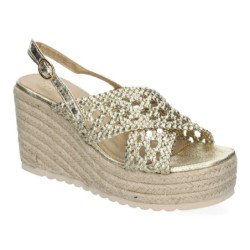 Sandalias de Cuña de Yute para Mujer Comodas y Elegantes Diseño Trenzado en la Pala