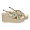 Sandalias de Cuña de Yute para Mujer Comodas y Elegantes Diseño Trenzado en la Pala