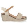 Sandalias de Cuña con Yute y Hebilla