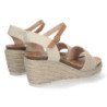 Sandalias de Cuña con Yute y Hebilla