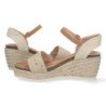 Sandalias de Cuña con Yute y Hebilla
