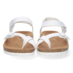 Sandalias Bio Plana con Hebillas