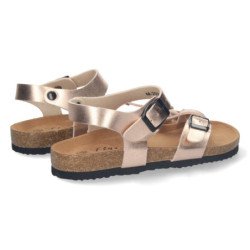 Sandalias Bio Plana con Hebillas