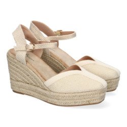 Sandalias de Mujer Estilo Valenciana de Yute Diseño Moderno con Punta Fina