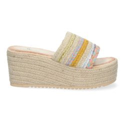 Sandaliass de Plataforma de Yute para Mujer