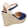 Sandalias de Cuña de Yute para Mujer Comodas y Elegantes Diseño Moderno con Punta Bordada