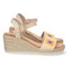 Sandalias de Cuña con Yute y Hebilla