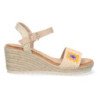 Sandalias de Cuña con Yute y Hebilla