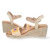 Sandalias de Cuña con Yute y Hebilla